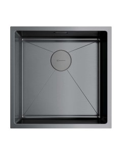 Кухонная мойка из нержавейки Omoikiri Taki 44-U/IF-GM вороненая сталь