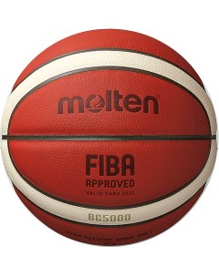Мяч баскетбольный для TOP соревнование кожа B6G5000 FIBA pазмер 6 Molten