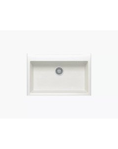 Кухонная мойка Polygran ARGO-760 №36 Белый Хлопок