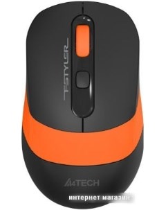 Мышь Fstyler FG10S черный оранжевый A4tech