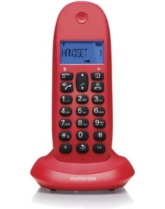 Радиотелефон C1001LB красный Motorola