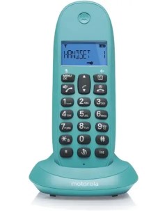 Радиотелефон C1001LB бирюзовый Motorola