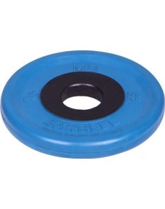 Диск для штанги Олимпийский d51 мм 2 5 кг синий Mb barbell