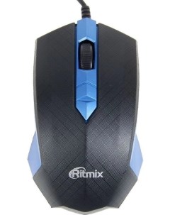 Мышь ROM 202 черный синий Ritmix