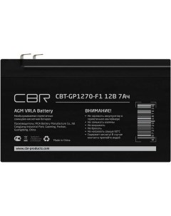 Аккумулятор для ИБП CBT GP1270 F1 Cbr