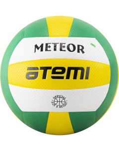 Волейбольный мяч METEOR зеленый желтый белый Atemi