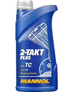 Моторное масло 2 Takt Plus TC 1л MN7204 1 Mannol