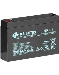 Аккумулятор для ИБП HR 9 6 6V 9 8 Ah B.b. battery
