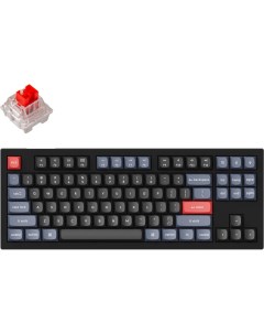 Проводная клавиатура V3 Carbon Black RGB Hot Swap K pro Red Switch Keychron