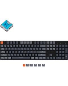 Беспроводная клавиатура K5SE Black RGB Hot Swap ABS Alum Optical Blue Switch Keychron