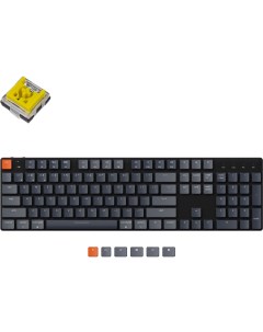 Беспроводная клавиатура K5SE Black RGB Hot Swap ABS Alum Optical Banana Switch Keychron