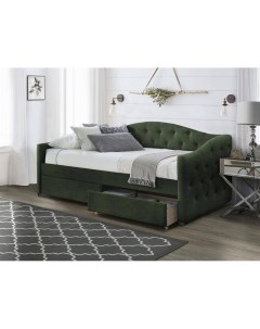 Кровать ALOHA темно зеленый 90 200 Halmar