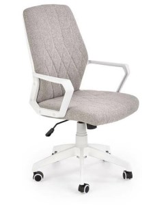 Кресло компьютерное SPIN 2 белый/светло-серый Halmar