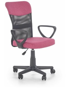 Кресло компьютерное TIMMY розовый черный Halmar