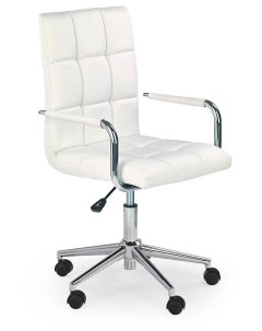 Кресло компьютерное GONZO 2 белый хром Halmar