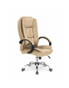 Кресло компьютерное RELAX бежевый/хром Halmar