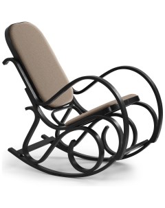 Кресло качалка MAX BIS PLUS коричневый венге Halmar