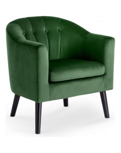 Кресло MARSHAL темно зеленый черный Halmar