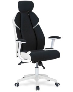 Кресло компьютерное CHRONO черно белый Halmar