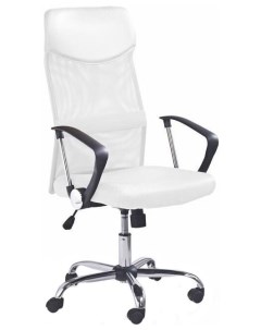 Кресло компьютерное VIRE белый хром Halmar