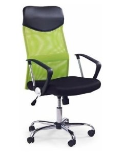 Кресло компьютерное VIRE зеленый хром Halmar
