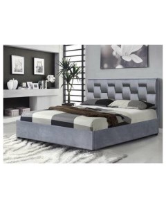 Кровать ANNABEL серый 160 200 Halmar