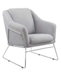 Кресло SOFT серый серебристый Halmar