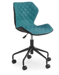 Кресло компьютерное MATRIX черный/бирюзовый Halmar