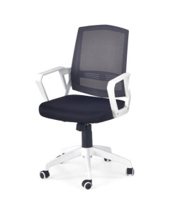 Кресло компьютерное ASCOT черно белый Halmar