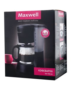 Капельная кофеварка MW 1650 BK Maxwell