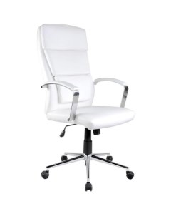 Кресло компьютерное AURELIUS белый/хром Halmar