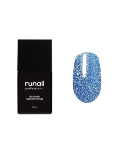 Гель лак для ногтей неоновый светоотражающий Runail professional