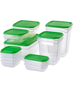 Набор контейнеров Прута прозрачный зеленый 601 496 73 Ikea