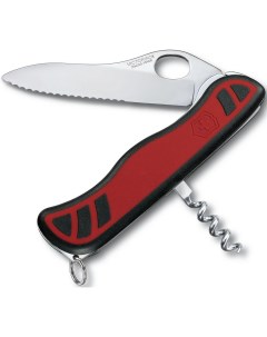Туристический нож Sentinel OneHand 3 функции карт коробка красный черный 0 8321 MWC Victorinox