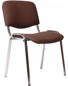 Офисное кресло Изо хром С24 коричневый бежевый Nowy styl