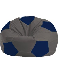 Кресло мешок Мяч Стандарт М1 1 369 темно серый синий Flagman