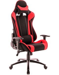 Офисное кресло Lotus S4 ткань черный красный Everprof