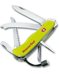 Туристический нож RescueTool One Hand 12 функций карт коробка салатовый 0 8623 MWN Victorinox