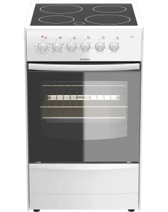 Кухонная плита B 3607 W белый черный Darina