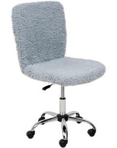 Офисное кресло Fluffy искусственный мех серый Akshome