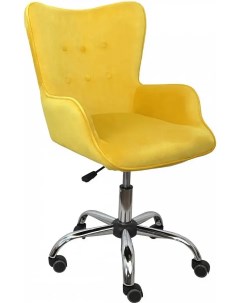 Офисное кресло Bella велюр желтый Akshome