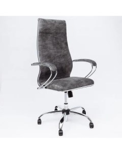 Офисное кресло L 1m42 K темно серый Metta