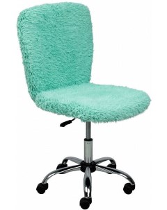 Офисное кресло Fluffy искусственный мех мятный Akshome