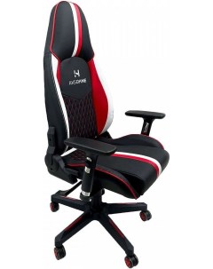 Офисное кресло Bolid Eco черный белый красный Akshome