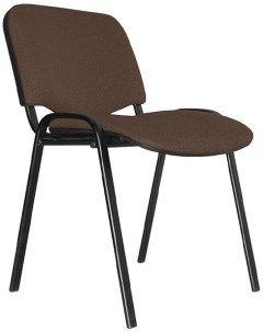 Офисное кресло Изо черная рама С24 коричневый бежевый Nowy styl