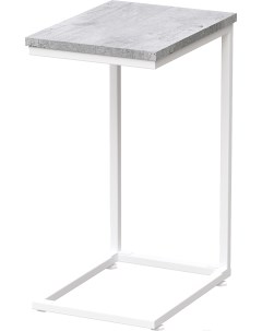 Приставной столик Art 1 1 L 30х40х60 ателье светлый металл белый Millwood