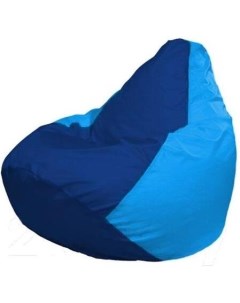 Кресло мешок Груша Макси синий голубой Г2 1 129 Flagman