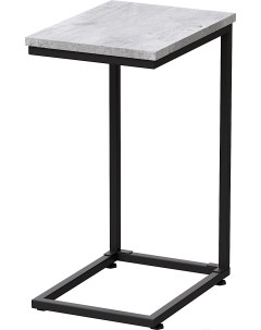 Приставной столик Art 1 1 L 30х40х60 ателье светлый металл черный Millwood