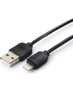 Кабель Lightning USB 2 0 1м Black GCC USB2 AP2 1M Гарнизон