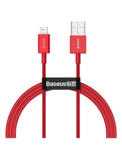Кабель для компьютера Superior Series Fast Charging Data USB to iP 2 4A 2м красный красный CALYS C09 Baseus